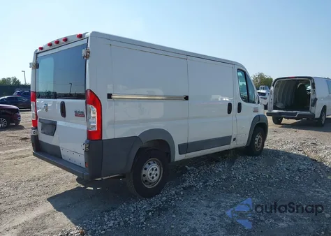 2017 Ram Promaster 1500 Low Roof 136 Wb from USA, damaged, VIN 3C6TRVAGOHE511875